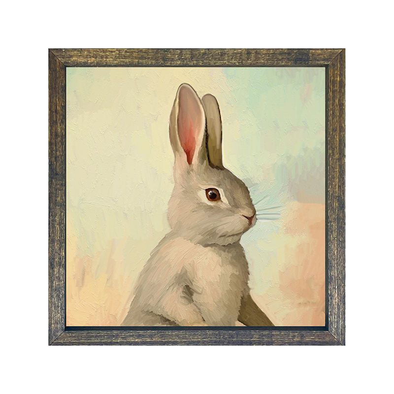 Pastel bunny posing