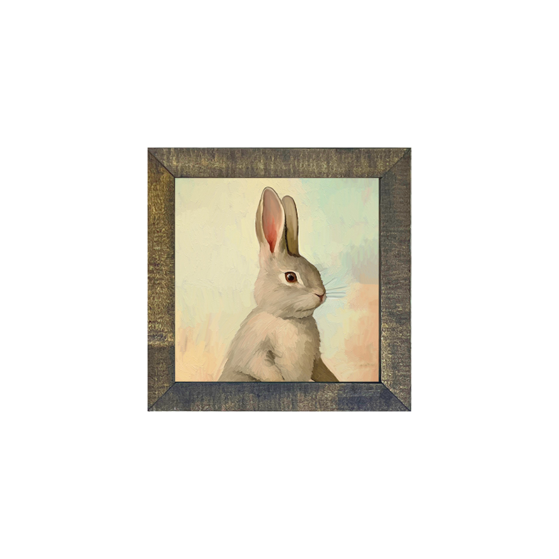 Pastel bunny posing