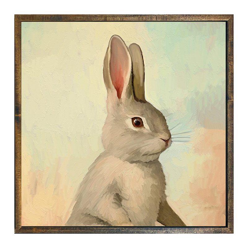 Pastel bunny posing