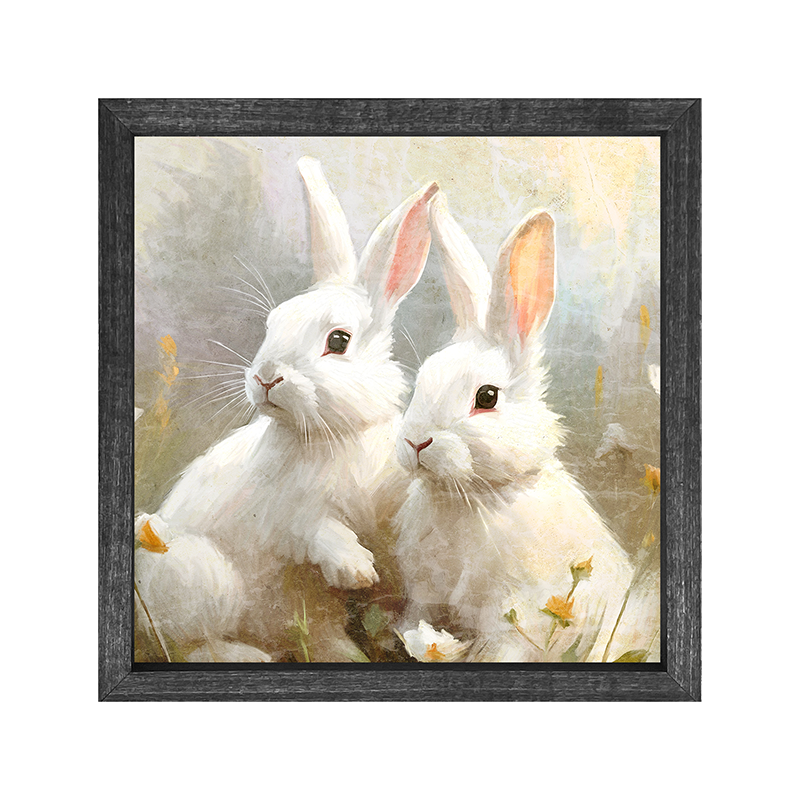 Bunnies in a meadow