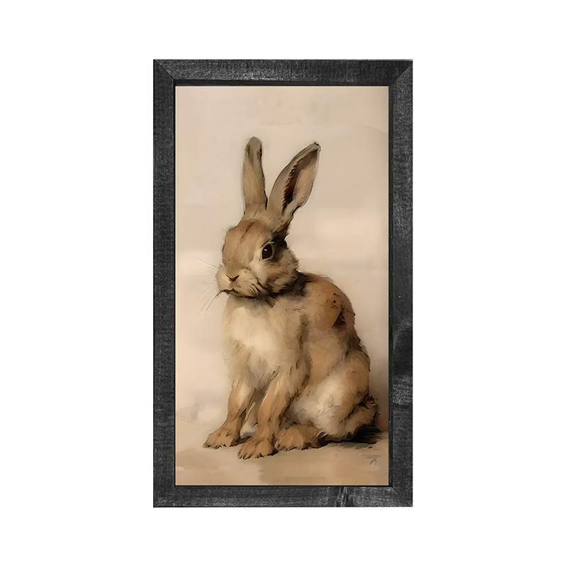 Sitting bunny L - Vertical Frame