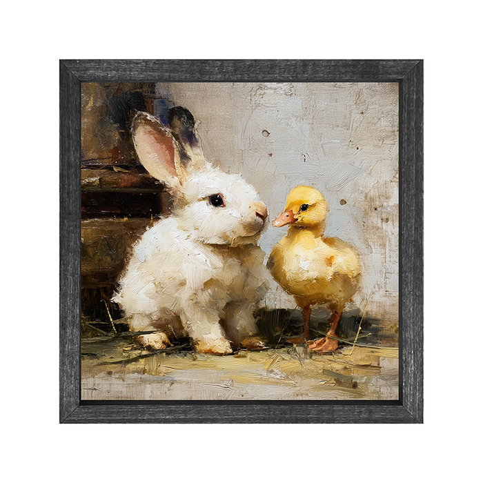 White Rabbit with Duck