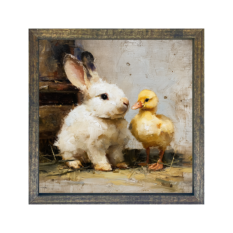 White Rabbit with Duck