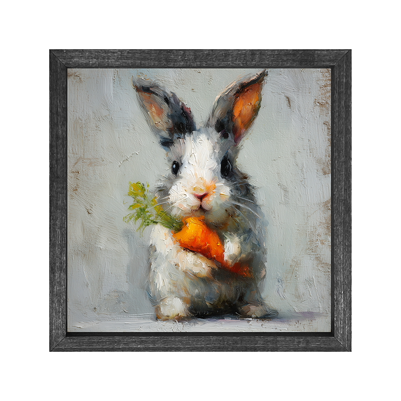 Bunny holding Carrot