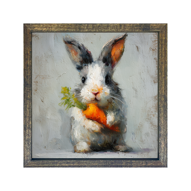 Bunny holding Carrot