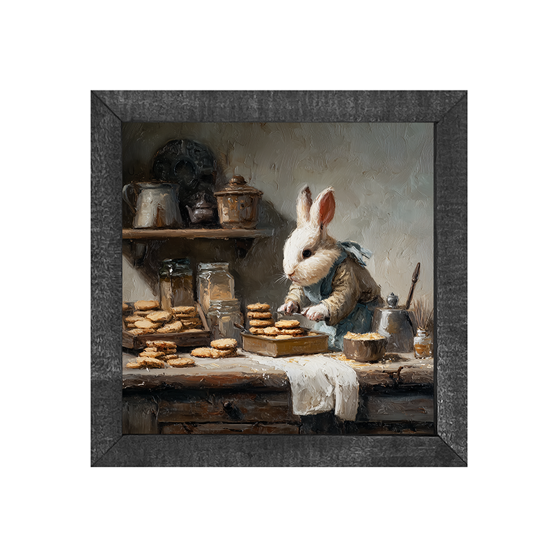 Bunny Baking Cookies