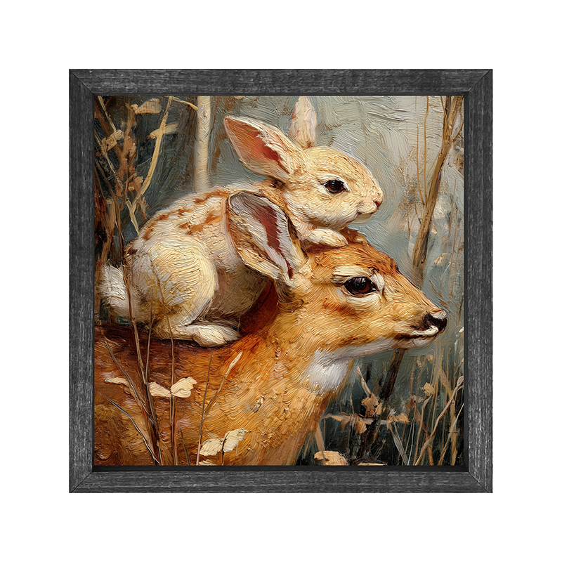 Bunny with a Deer