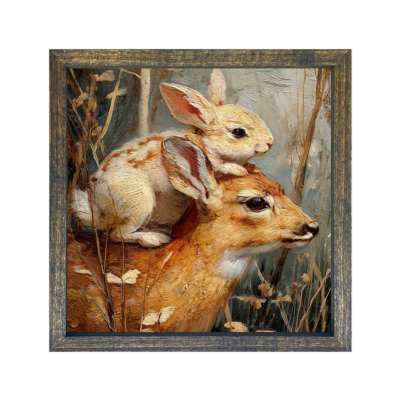Bunny with a Deer
