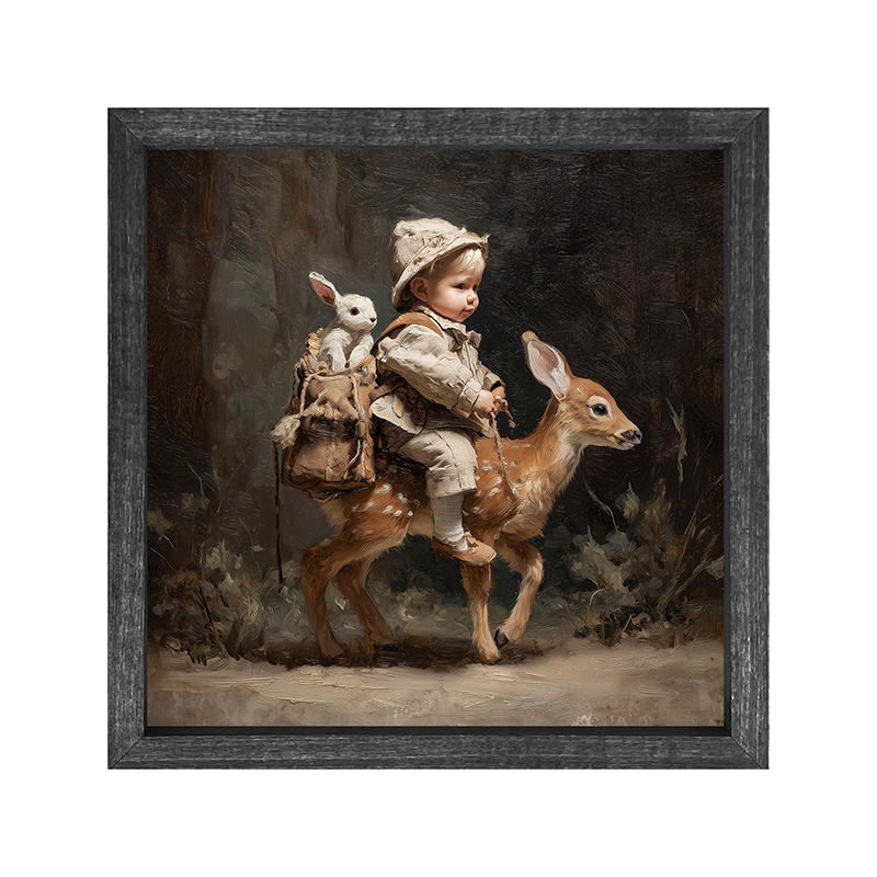 A Boy with his Forest Friends
