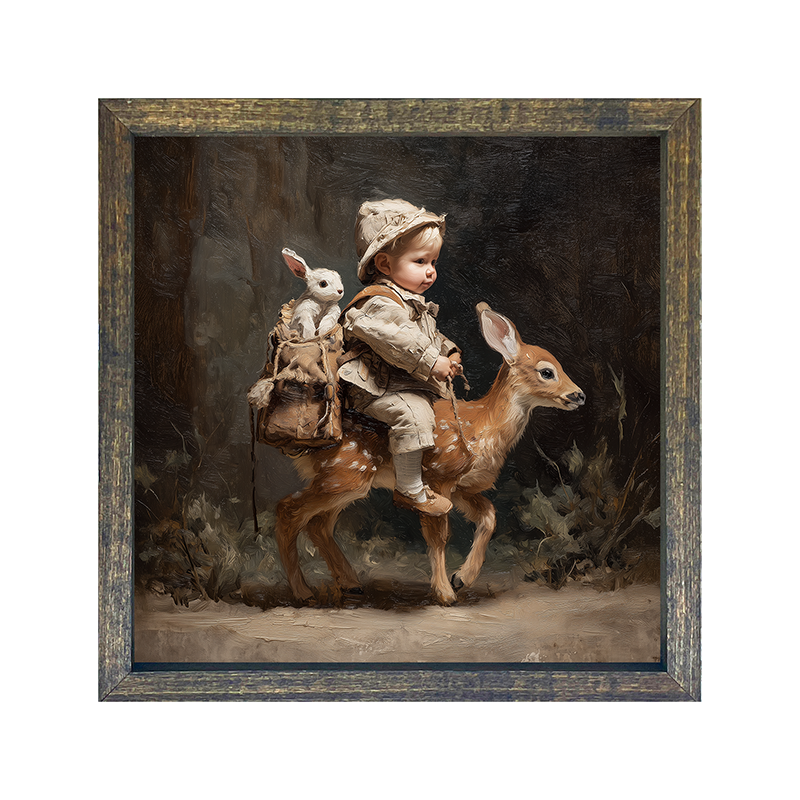 A Boy with his Forest Friends