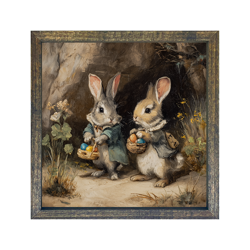 Easter Bunnies in the Country