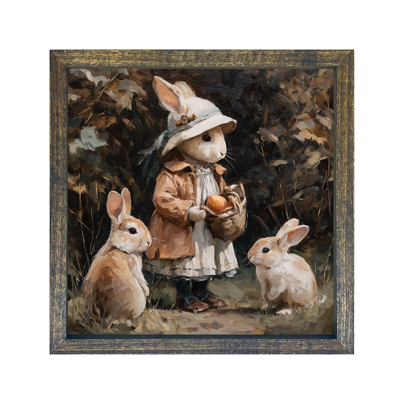 Country Friends - Edith and Some Bunnies