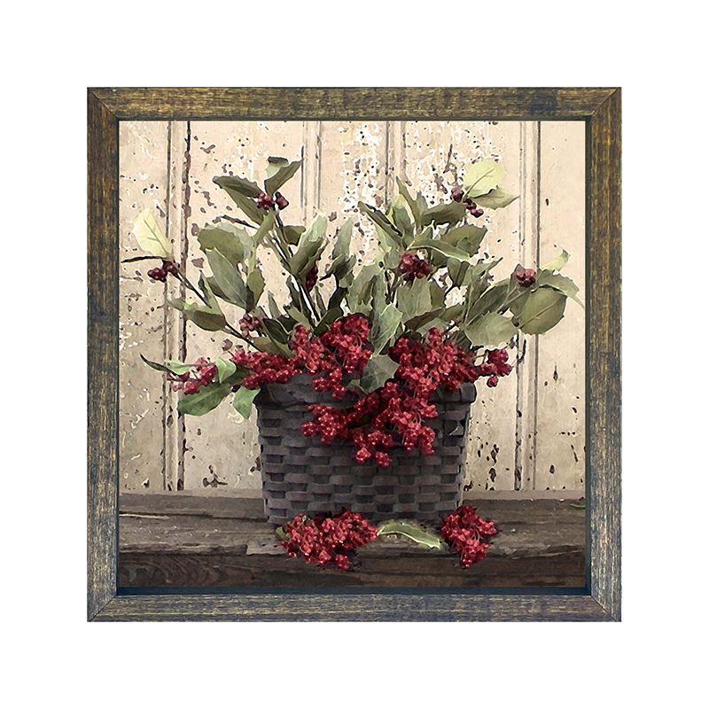 Red Berry Basket