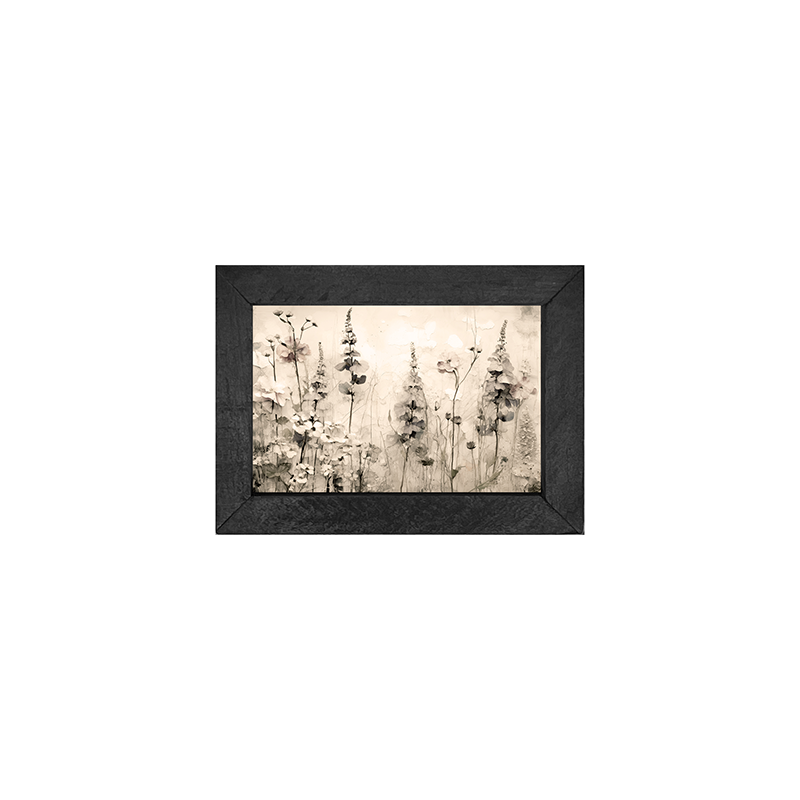Monochrome flowers 1 - Horizontal Frame