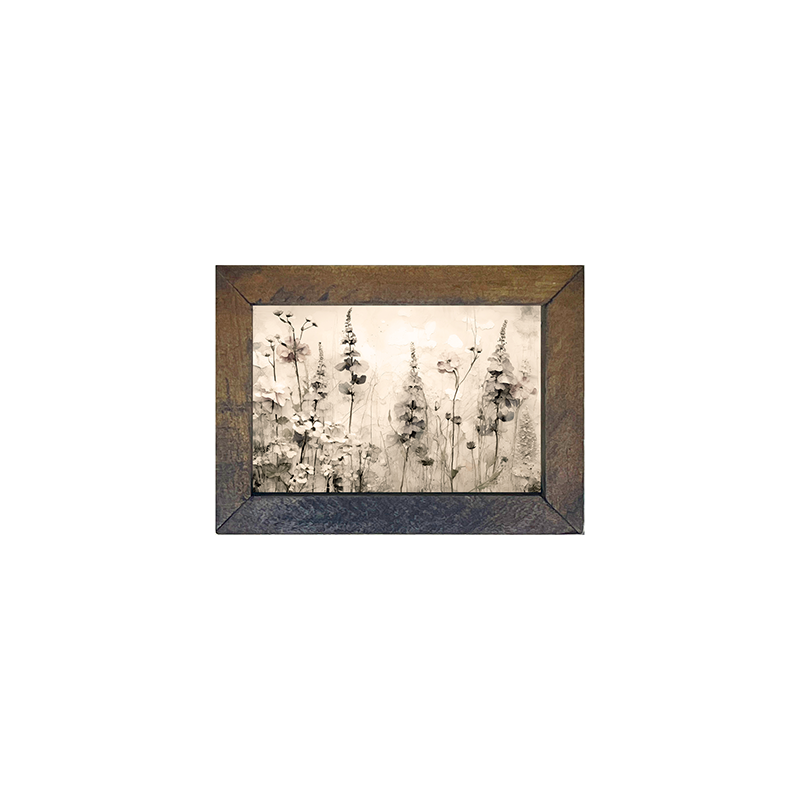 Monochrome flowers 1 - Horizontal Frame