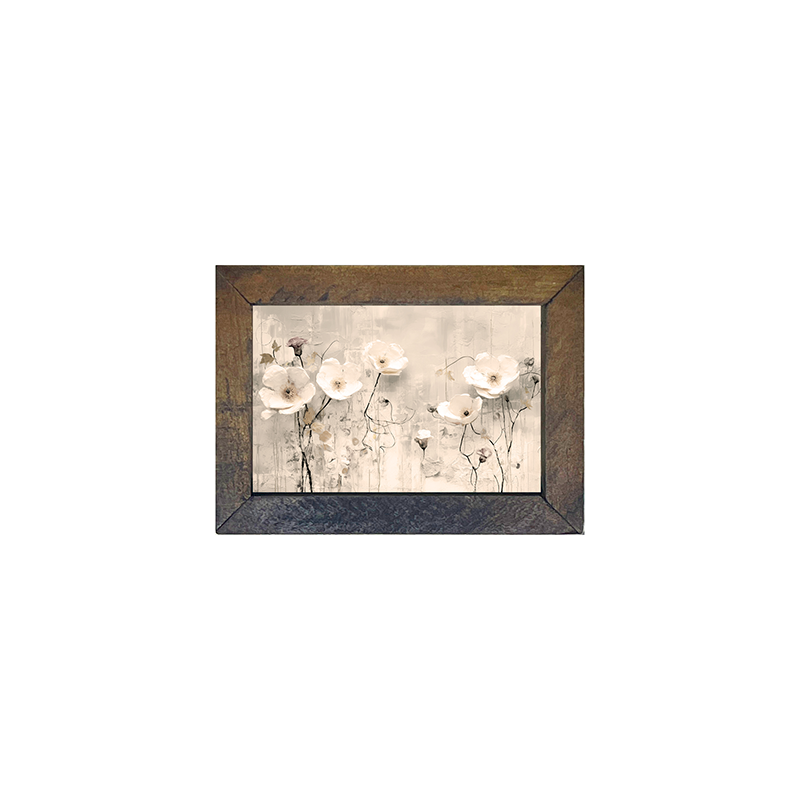 Monochrome flowers 3 - Horizontal Frame