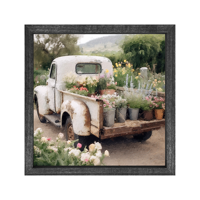 White Flower Truck