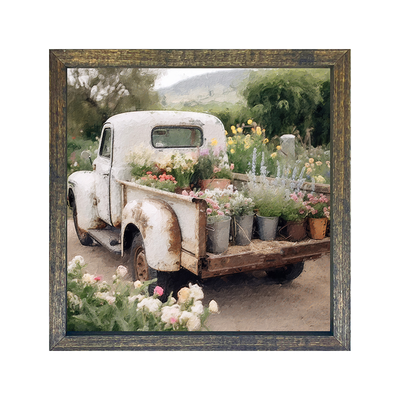 White Flower Truck