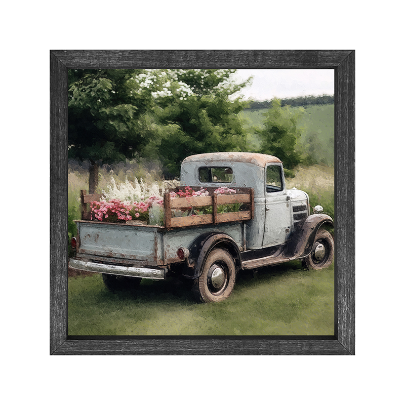 Blue Flower Truck