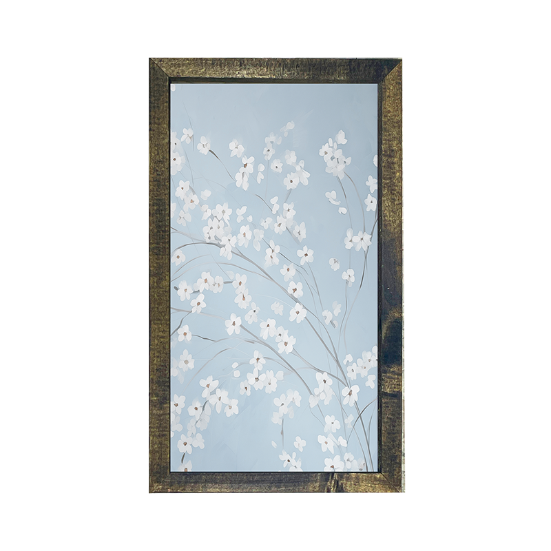 Blue Dogwood - Vertical Frame