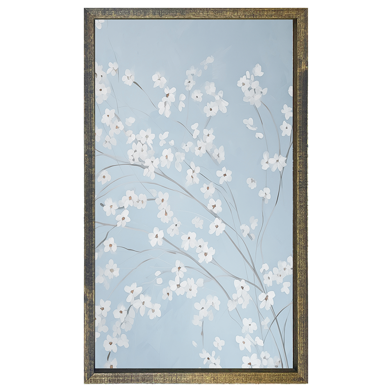 Blue Dogwood - Vertical Frame