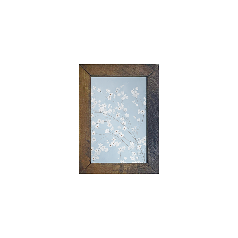 Blue Dogwood - Vertical Frame