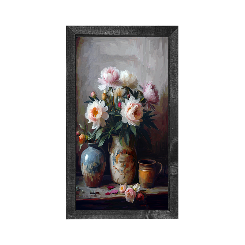 Rustic Flowers - Vertical Frame