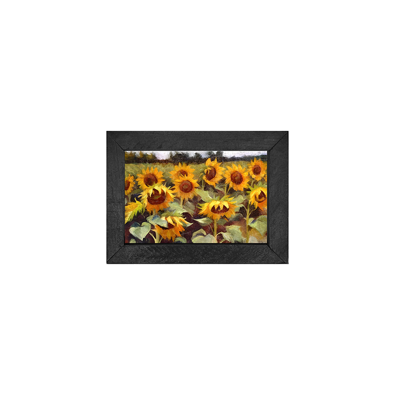 Scenic Sunflowers - Horizontal Frame