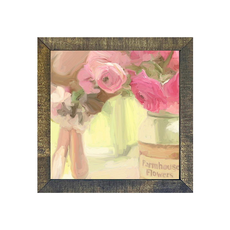 Pink Farmhouse Flowers