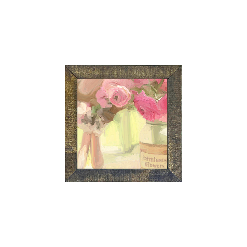 Pink Farmhouse Flowers