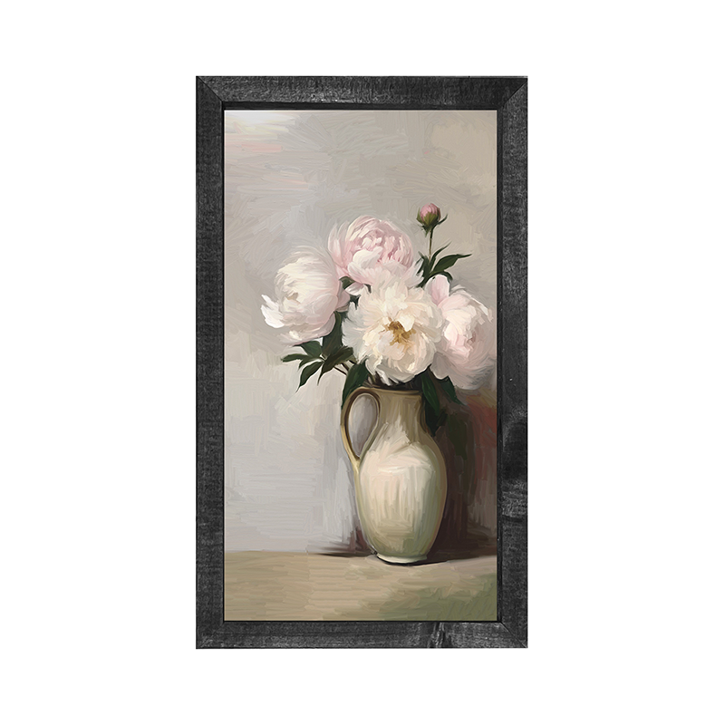 Bouquet of Peonies - Vertical Frame