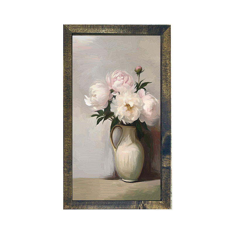 Bouquet of Peonies - Vertical Frame
