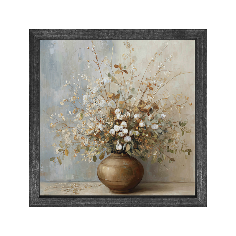 Copper Vase with Rustic Bouquet