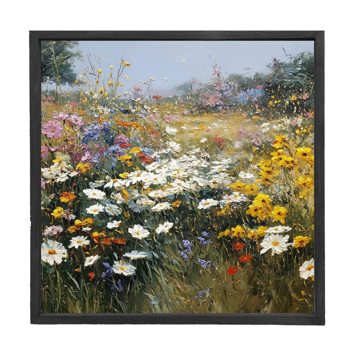 Wildflower Field - Square Frame