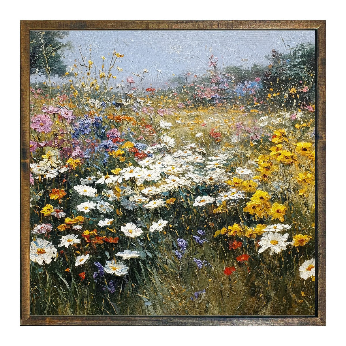 Wildflower Field - Square Frame