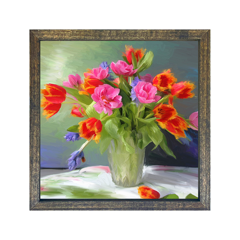 Springtime Bouquet of Tulips