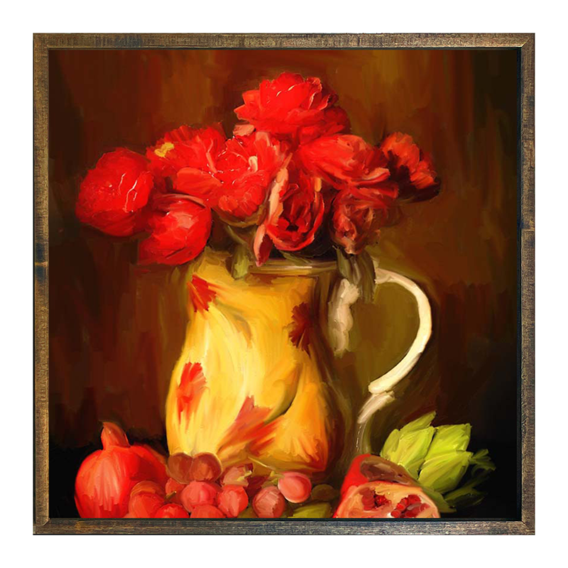 red flowers