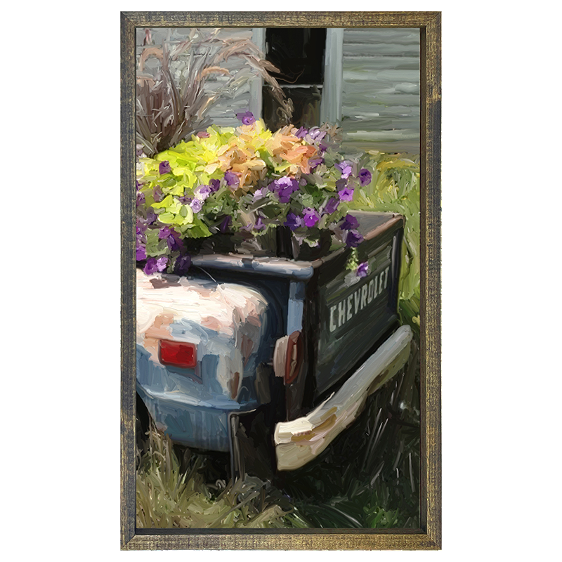 Chevy flower truck