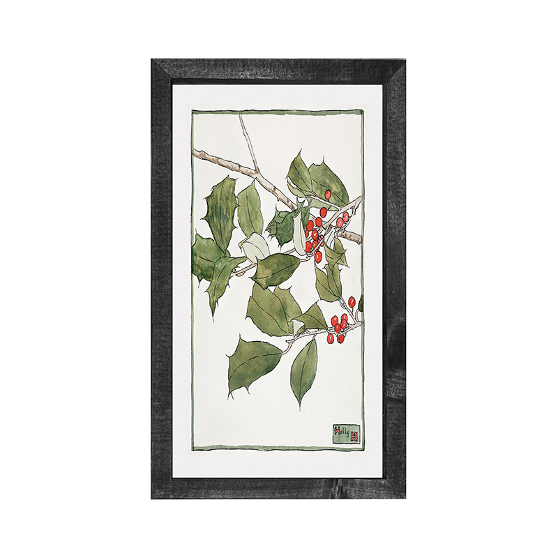 watercolor holly