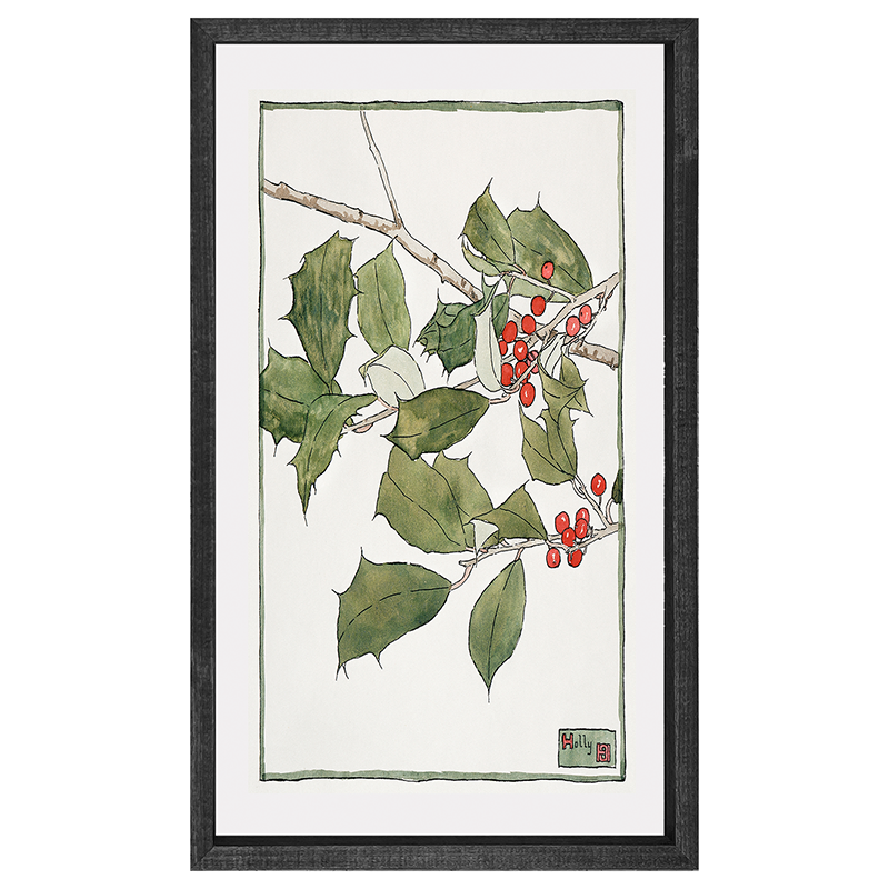 watercolor holly
