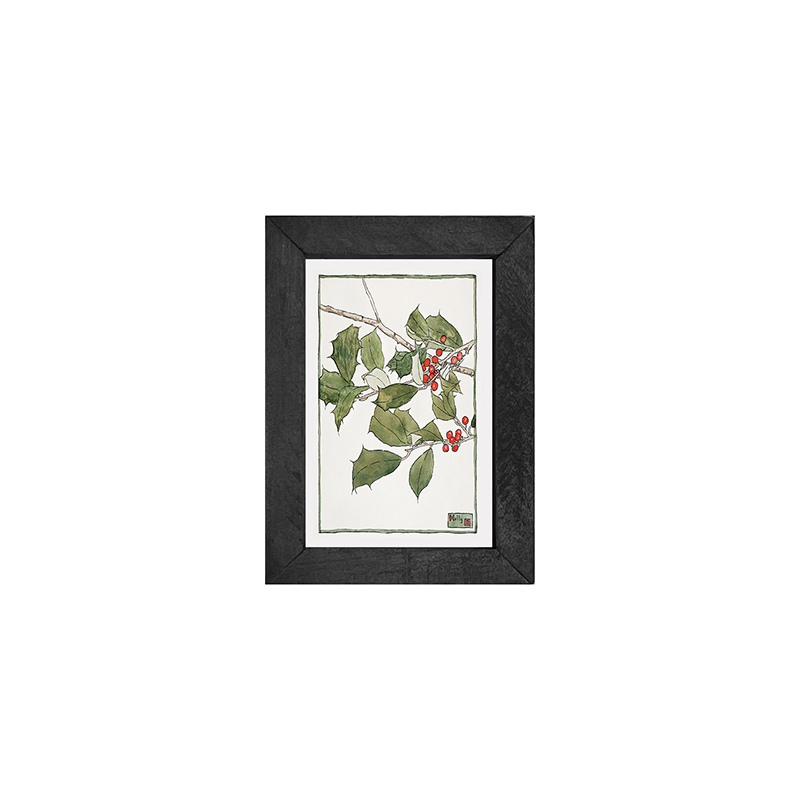 watercolor holly