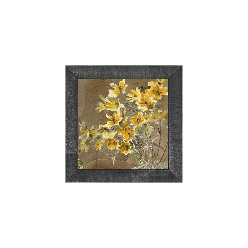 Vintage yellow wildflowers