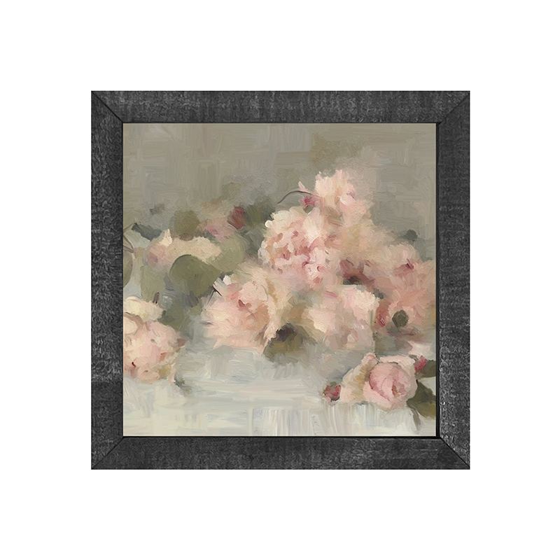 Pale Roses on Linen
