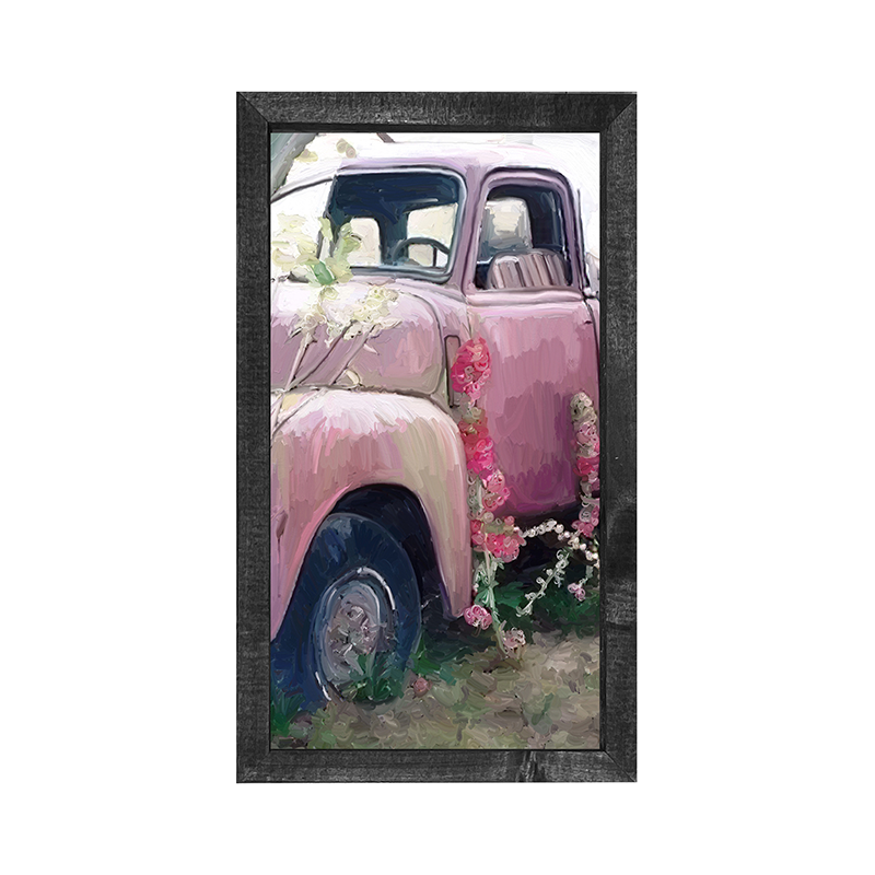 Pink truck