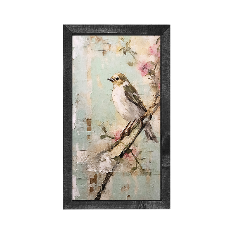 Small white breasted bird-Vertical