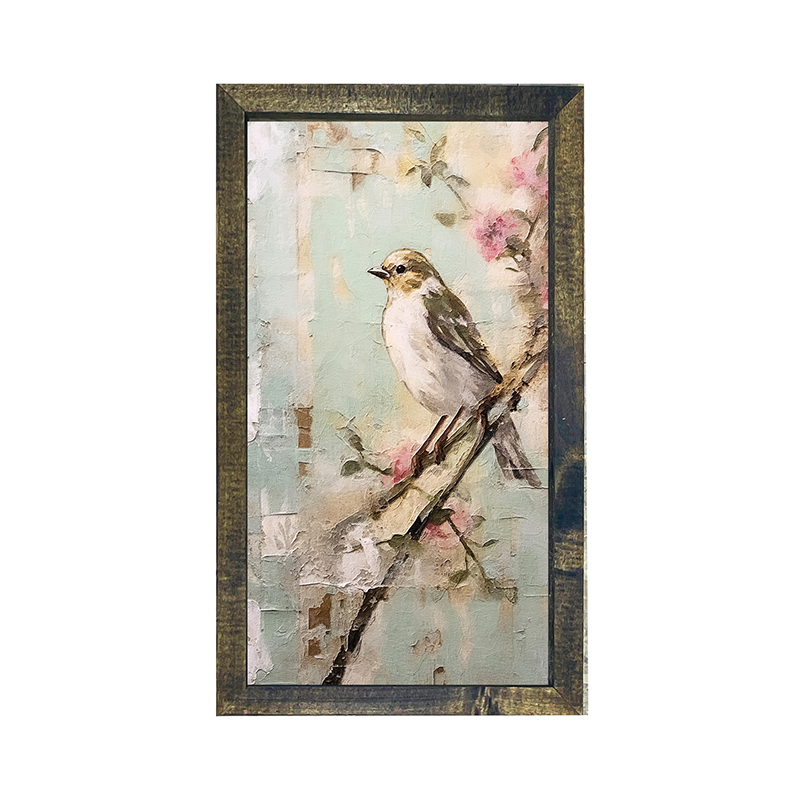 Small white breasted bird-Vertical
