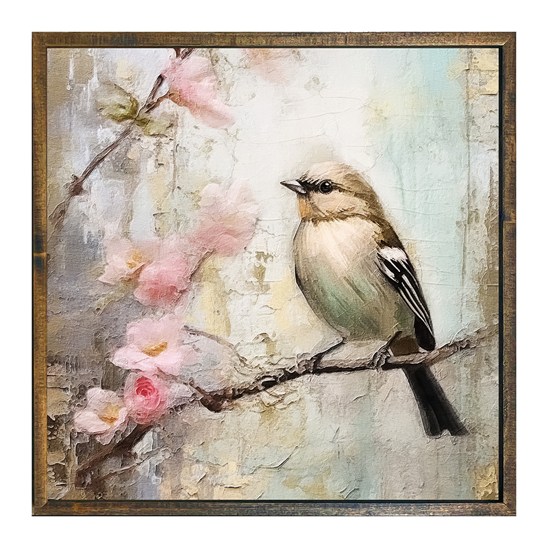 Small bird on branch