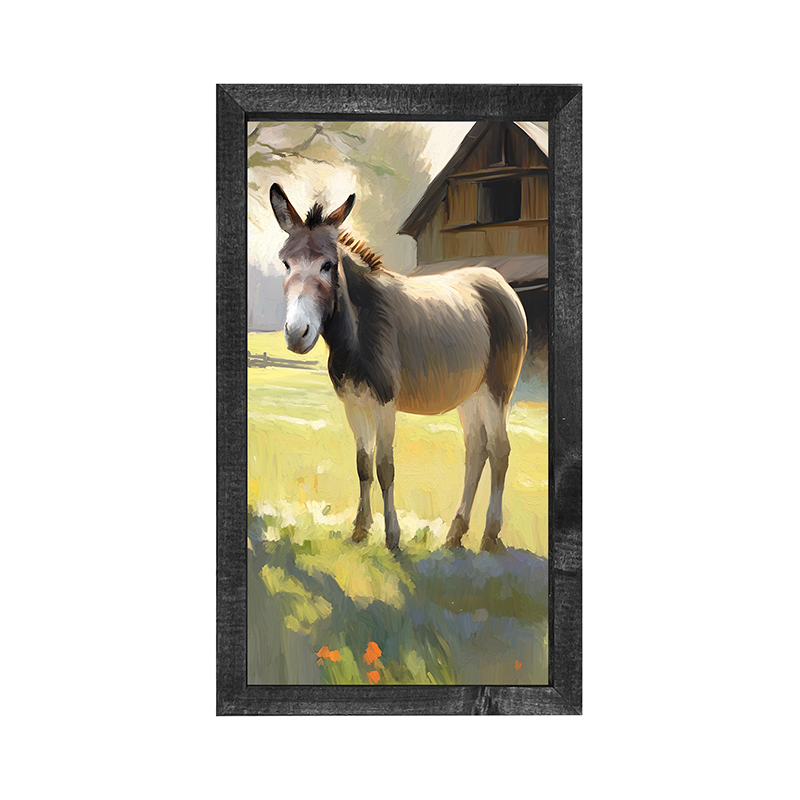 Barn Donkey - Vertical Frame