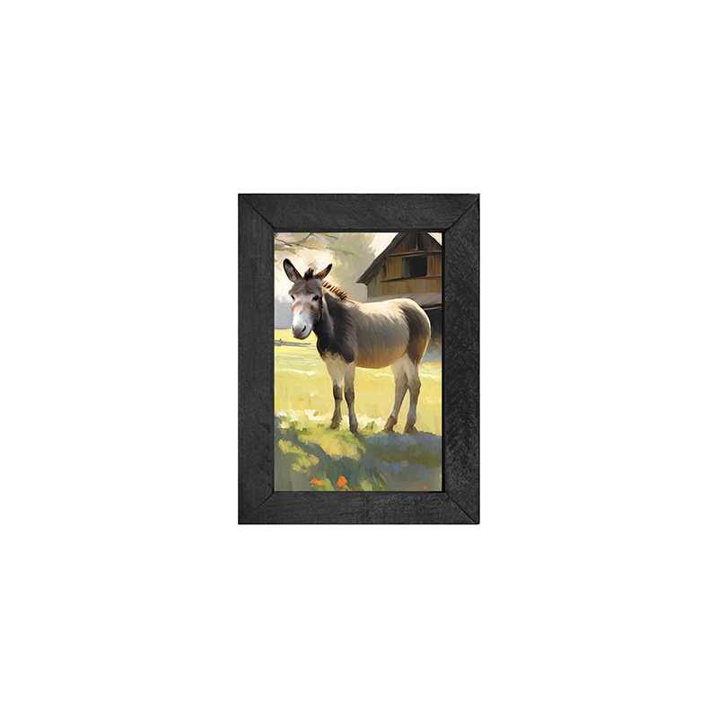Barn Donkey - Vertical Frame