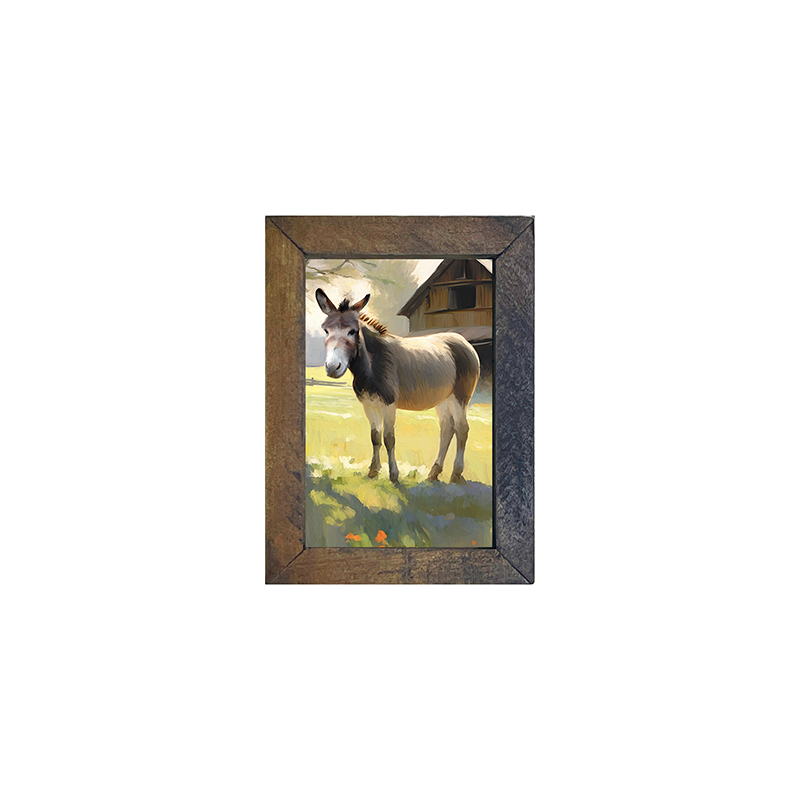Barn Donkey - Vertical Frame